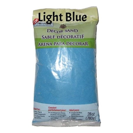 Decor Sand 4279 Activa 28 Oz Bag Of Decorative Sand; Light Blue